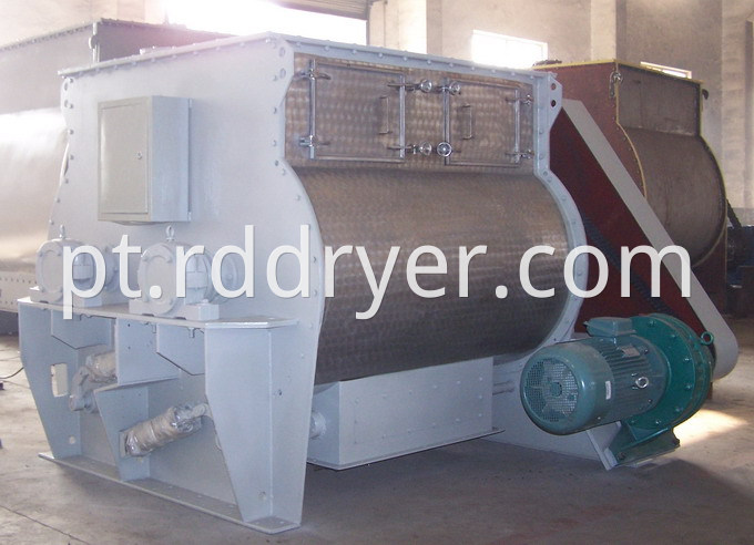 Horizontal Paddle Mixer for Dry Mortar with Chopper